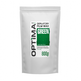 Воск плёночный в гранулах OPTIMA "GREEN" 800гр Depiltouch