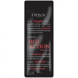 Бальзам бронзатор "ONYX" Hot Action с эффектом Тингл,арганов.масла и авокадо 15мл